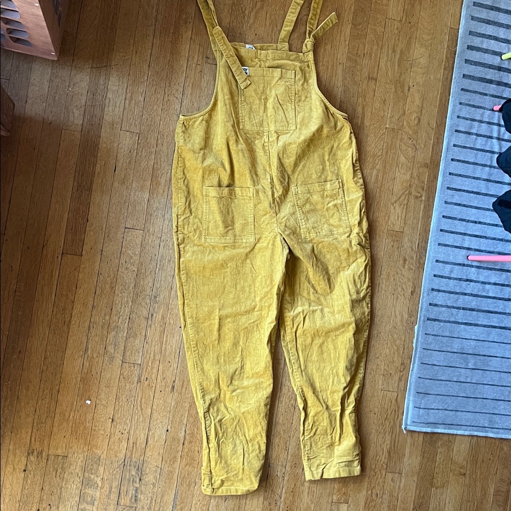Lucy & Yak Mustard Yellow Corduroy Jumpsuit